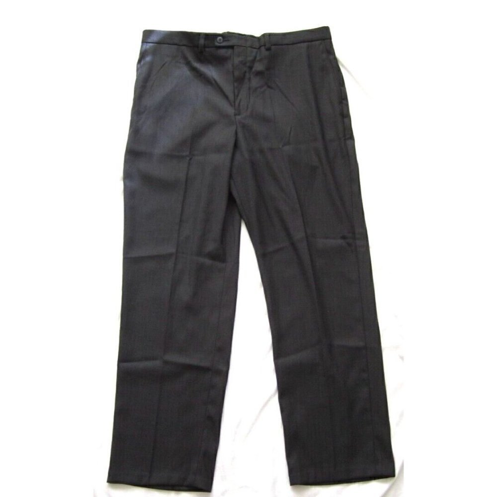 New Men Caliborne Stretch Waistband No Iron Polyester Pants Sz 40W x 32L (MP114)